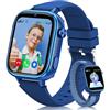 RUXINGX Smartwatch Bambini con GPS, Videochiamate, 4G Orologio Chiamate Blu