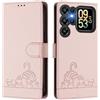 MOJIA Cover per Oukitel C68 Plus, Custodia Portafoglio in Pelle PU Premium, Custodia a Libro per Telefono con Porta Carte Con Funzione Antifurto RFID. Viola