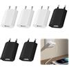 EuAcesry 6 Pezzi 5V 1A Presa Spinotto Adattatore, Caricatore USB Universale, Alimentazione Presa di Ricarica Caricatore da Muro Caricabatterie USB Presa USB