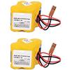 Uniamy - Batteria di ricambio BR-2/3AGCT4A PLC compatibile con spina marrone Fanuc A06B-6114-K504 A98L-0031-0025 BR-2/3AGCT4A A06B6114K504 A98L00310025 BR-2/3AGCT4A