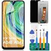 SRJTEK Per Samsung A04E Schermo di Ricambio Per Samsung Galaxy A04E Display LCD Per Galaxy A04E Digitizer Assembly A042 Kit di Riparazione Senza Cornice (nero)