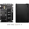 Aboiled Adattatore NGFF a seriale da MSATA a SATA3.0, adattatore 2 in 1 a doppio uso, schede subinterne ed esterne