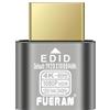 FUERAN HDMI Dummy Plug HDR 4K@60Hz 2K@120/144Hz 1080P@120/144/240Hz, adattatore emulatore virtuale edid, adattatore HDMI Headless (4K60Hz-1P-(default1080))