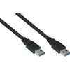 ALCASA kabelmeister USB3.0 Kabel A-A UL schwarz 1m