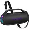 Tronsmart Bang 2 Altoparlante Bluetooth potente 90W, batteria 26H, grande altoparlante autoamplificato HiFi portatile, IPX6, EQ, altoparlante con corno e luci RGB, per campeggio, spiaggia o campagna