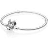 PANDORA Disney Minnie Bracciale in argento con zirconi cubici trasparenti, 20