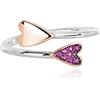 Mabina Gioielli Mabina 523131 Anello cuore argento 925 zirconie donna