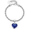 S'Agapõ Bracciale Donna in Acciaio con Simbolo Cuore | Collezione Madame - SDM11