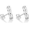 LeCalla Orecchini in Argento Sterling 925 Martellato per Donna | Orecchini Leggeri Artigianali | Orecchini Classici a Bottone con Texture Minimalista Fatti a Mano per Donna, Piccolo, Argento sterling