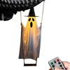 Generico Swinging Ghost Outdoor Decor | Spooky Cute Glowing 7.87ft | Large Swing Ghost Halloween Party Decor | for Front Door Porch Yard Lawn Garden Terrace Tree Holiday Party