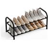 URMONA Scarpiera Estensibile 43-78 cm, Porta Scarpe Salvaspazio 2 Ripiani