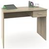 briebe Tavolo scrivania per computer piccolo, 75 x 90 x 50 cm (altezza x larghezza x profondità), 1 cassetto, ufficio, camera dei giovani, desk, toeletta, prakt rovere cambrian
