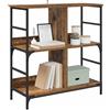 vidaXL Libreria Legno vecchio 78.5 x 33 x 82 cm Legno multistrato, Libreria alla moda, rettangolare, rustica, resistente, spazio ampio, indipendente, arredo per la stanza lettura