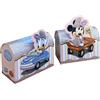 CARTOON Bomboniere Astuccio Baule Minnie e Paperina, Disney, 10 Pezzi da Montare, Senza Confetti, per Feste e Cerimonie