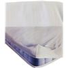 Tata Home Coprimaterasso Sanfortype Fodera Materasso con Cerniera Zip 100% Cotone Misura 2 PIAZZE Matrimoniale cm 175x200 Altezza Materasso cm 24