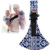 TNOMSNO Fascia Porta Bebè, Fascia Porta Bambino Regolabile, Fascia Neonato Ergonomico, Marsupio per Bambini per 0-36 Mesi Morbido Marsupio Bambino con Una Capacità di Carico Massima di 15 Kg (BLUE)