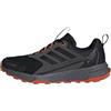adidas Uomo Terrex Tracefinder 2 Climaproof Trail Running Shoes, Core Black/Core Black/Semi Impact Orange, 42 EU