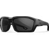 Wiley X Occhiali da sole balistici Wiley X Alpine, Nero opaco / CAPTIVATE Grigio,