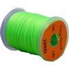 Minhe Filo fluorescente per legare mosche in nylon 200D, per avvolgere ami e costruzione del corpo, attrezzatura da pesca al luccio, bobina standard, 91,4 m, colore brillante (verde)