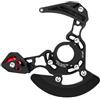 Caswynlife Guida per catena della bicicletta 32T-38T in lega di alluminio singola piastra protettiva per ISCG03 Mount Soft Tail MTB Downhill Riding Nero 205 mm