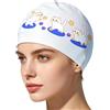 Generic Cuffia da nuoto da donna, impermeabile, confortevole, per mantenere i capelli asciutti, piscina, bagno, spiaggia, allenamento