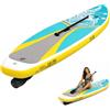 Aredwhiterui Tavola SUP Gonfiabile con Sterzo per Laghi e Acque Costiere 500W10A