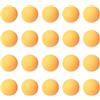 DAZZLUXE 20 palline da ping pong gialle, giochi da ping pong, palline da tavolo in plastica, decorazioni per feste, adatte per giochi di famiglia, attività scolastiche, allenamento principianti