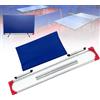 HEGGMKK Deflettori for Campi da Ping Pong (1-10 Pezzi), Dimensioni: 140×75 Cm, Spessore della Parete: 0,5/0,7 Mm, Piedini in Gomma Antiscivolo Rotanti, for Uso Domestico(210D,2pcs)