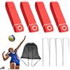 Generisch Linee Beach Volleyball per Sabbia Set Portatile per Confini da Sabbia