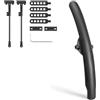 LCQSYE Parafango Bicicletta per Mountain Bike da 26/27,5/29 Pollici Pneumatico Anteriore Posteriore Parafango Bici Ruota MTB Sgancio rapido parafango Bici(Rear Fender)
