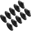 GETAJGHSD Supporto Ventosa per Sacco da Boxe Nero in Gomma 10 Pezzi Tecnologia Assorbimento Urti per Allenamento in Palestra Fitness