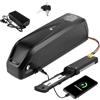 HJGHY ,48v 13ah, Batteria al Litio per ebike da 36V, 48V, 52V, 24V da Montare sul Tubo Obliquo, con Caricabatterie Incluso.