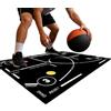 Generisch Tappetino da basket per l'allenamento - Attrezzature di allenamento per sport con la palla, tappetino per il controllo della palla da basket, per adulti, giocatori, , squadre scolastiche