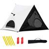 FashionCha da Campeggio Up Automatica Impermeabile per Attività all'Aperto, Tenda a sfera con rete antizanzare e rivestimento nero, colore giallo riso