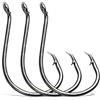 OROOTL Ami circolari per la pesca - Amo 2X resistenti per la pesca in mare Ami Pesci Gatti e Bar Dimensione #10-10/0