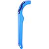 NUSITOU Protezione Catena per Bicicletta in Plastica Blu, Copri Catena Resistente e Antiolio, Adatto a Mountain Bike e Bici da Strada Design Tails Guard per Catene da 20 Pollici