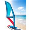 VZXATYOP Vela da Windsurf Gonfiabile 2.2-5.2㎡, Ala da Vento Portatile