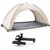 Okiyakusama da campeggio portatile, impermeabile, per lettino da campeggio, montaggio istantaneo, Accessori universali per tenda da letto + tenda (senza letto)