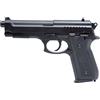 2EAGLE Pistola softair- PT92 nero modello Cybergun a molla -Colore: Nero-testata cilindri in metallo-Potenza 0,5 Joule