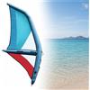 SYSXLT Vela da Surf Gonfiabile, Wing Foil con Base