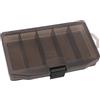 PIEXANGH Scatole portaoggetti trasparenti per esche da pesca, con 5 scomparti, per gioielli, esche da pesca, organizer