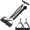 TOMETURE Elastico per Allenamento Maniglie in Lattice, Fascia di Resistenza 50 Lb per Esercizi Gambe e Addominali, per Uso Domestico