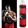 Cocoarm Sacco da Boxe Sacco da Boxe Vuoto in Tessuto Oxford con Toppa in PU da 0,6 a 1,2 M Gancio a Catena con Chiusura a Cerniera per Karate MMA Kickboxing Allenamento in Palestra a Casa (80 cm)