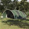 FWIKDUN Tenda a tunnel con tetto e stoccaggio, tenda a tunnel con pratica porta E, con finestra di ventilazione e spazio di archiviazione, tenda da campeggio resistente all'acqua e ai raggi UV per un comfort