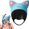 Generic Cuffia da nuoto per snorkeling con orecchie di gatto