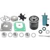 FiHzer Kit di Manutenzione Adatto for 70 80 90 HP DF70A DF80A DF90A 2009+ Riparazione Pompa Acqua fuoribordo con Filtro Guarnizione di Scarico anodo di Zinco