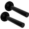 Lapiglo 2 supporti da parete per pesi resistenti, diametro 36 mm, in acciaio, per bilancieri, casa, palestra e garage