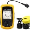 NGTFDCP Fotocamera Ecoscandaglio Portatile con Sonar, Copertura, Sensore di Allarme, Pesca Fondo per Kayak da Barca