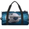 ADFGYERH Borsa da palestra leggera per palloni da calcio, borsone da viaggio con scomparto per scarpe, borsa da palestra da donna per pernottamento, fine settimana, yoga, palestra, viaggi d'affari, sport e