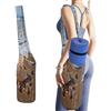 KHAUERBC Sea and Shells - Borsa da palestra Oga per tappetino da yoga, unisex, in tela, leggera, per yoga, pilates, studio, allenamento, uso esterno